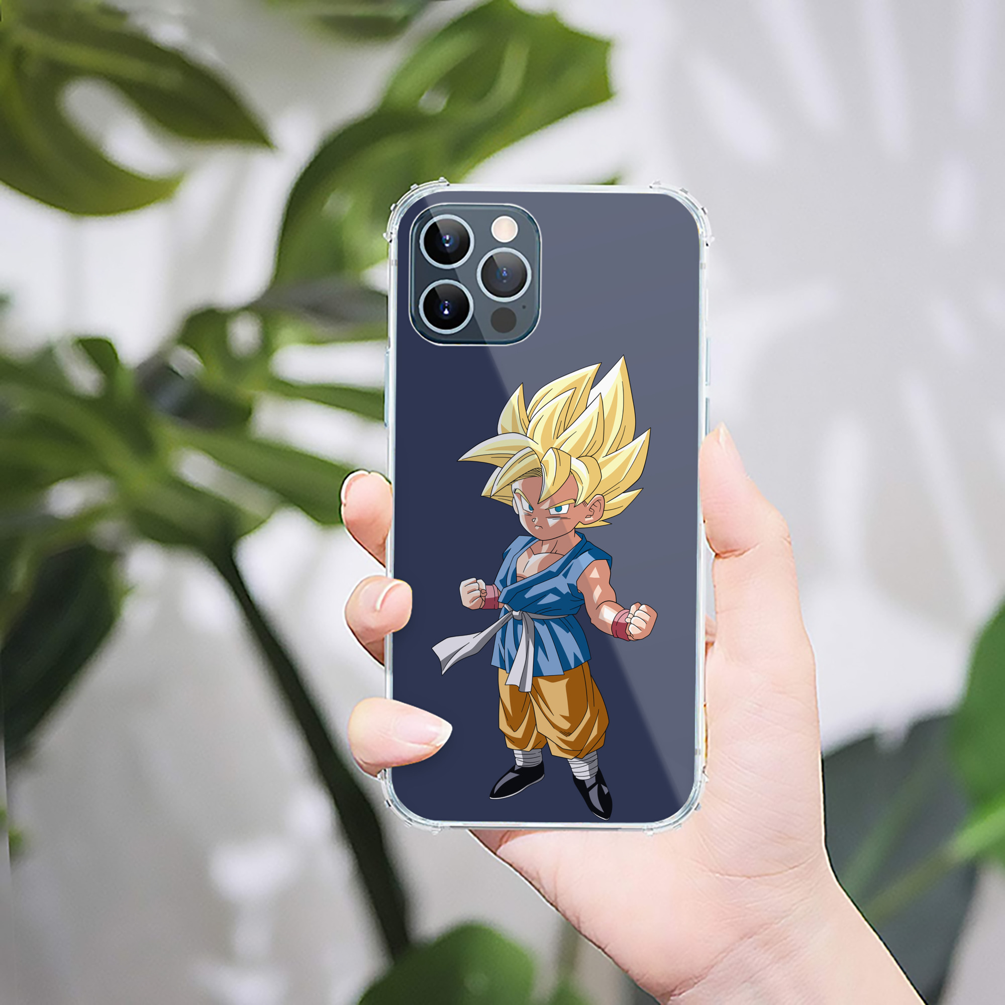 （画像用） ドラゴンボール 孫 悟飯（そんごはん）DRAGON BALL Son Gohan 【iPhone 12シリーズ対応】透明スマホケース（クリアソフトケース）